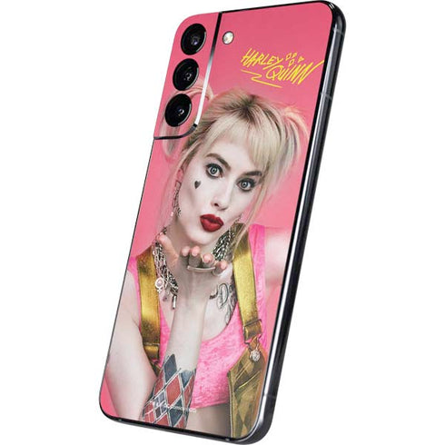 DC Comics Harley Quinn Movie Character Poster Galaxy S22 Plus Skin